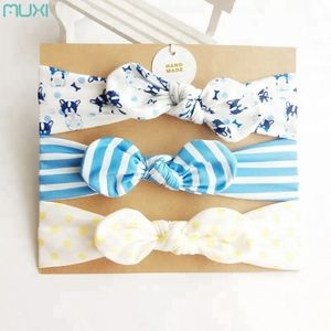3pcs bowknot decor headband set for baby girl❤